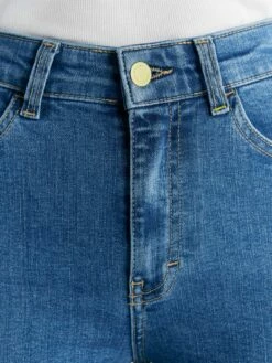 Skinny Fit Cropped Jeans Aus Bio-Baumwolle - Day Sky Blue -Grundstoff Verkaufsladen blaue damen jeans ykk knopf WS1014 325 1280x1280