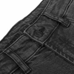 Slim Fit Jeans Aus Bio-Baumwolle - Black Washed -Grundstoff Verkaufsladen bleed fair fashion jeans gots 890Rt 1280x1280