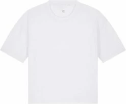 Boxy T-Shirt Aus Bio-Baumwolle - White