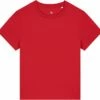 Iconic T-Shirt Aus Bio-Baumwolle - Red -Grundstoff Verkaufsladen damen basic shirt kurzarm rundhals rot red biobaumwolle gots vegan W172 004 1280x1280