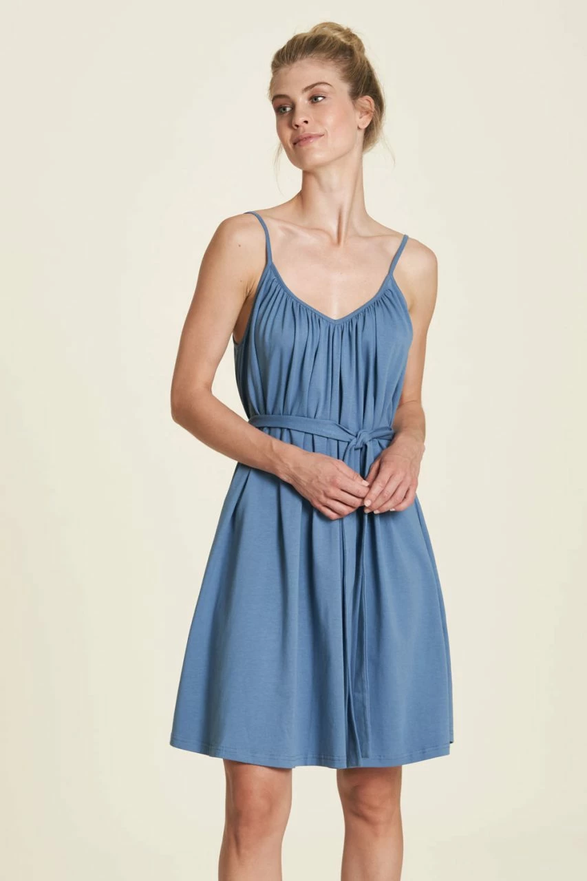 Kurzes Jersey-Kleid - Steel 6 Kurzes Jersey-Kleid - Steel – Bild 4