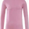 Rollkragen-Longsleeve Aus Bio-Baumwolle - Dusty Rose -Grundstoff Verkaufsladen damen longsleeve rosa bio baumwolle 63903 529 1280x1280
