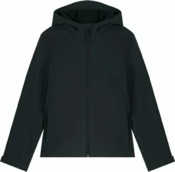 Damen Softshell-Jacke Mit Kapuze - Black