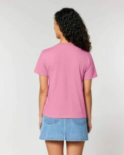 Iconic T-Shirt Aus Bio-Baumwolle - Bubble Pink -Grundstoff Verkaufsladen damen t shirt bio baumwolle bubble pink peta approved vegan normale passform W172 129 1280x1280