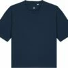 Boxy T-Shirt Aus Bio-Baumwolle - French Navy