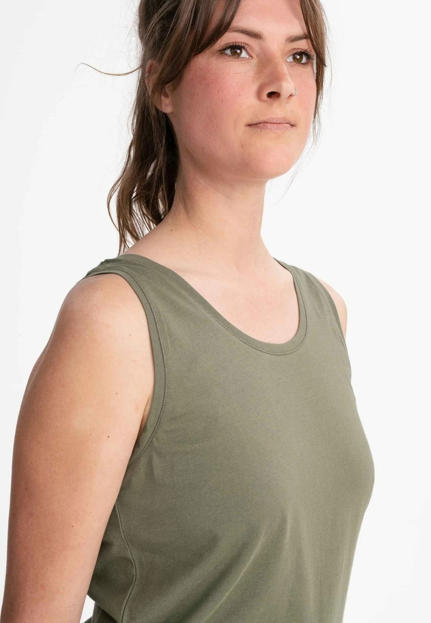 Mela Fairtrade Tanktop Vanita Aus Bio-Baumwolle - Thymian 6 Mela Fairtrade Tanktop Vanita Aus Bio-Baumwolle - Thymian – Bild 4