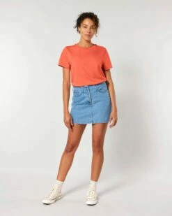 Iconic T-Shirt Aus Bio-Baumwolle - Fiesta -Grundstoff Verkaufsladen damen tshirt bio baumwolle muser fiesta orange gots zertifiziert W172 143 1280x1280