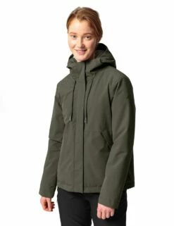 VAUDE Damen Winterjacke Coreway Jacket - Khaki -Grundstoff Verkaufsladen damen winterjacke coreway nachhaltige ressourcen 45020 161 1280x1280