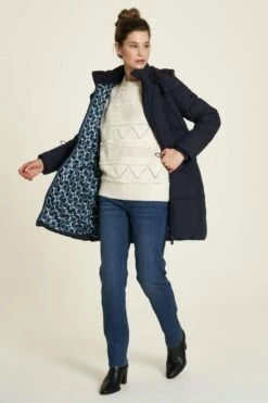 Wattierte Winterjacke - Night -Grundstoff Verkaufsladen damen winterjacke nachhaltig online shop W23A94 night 1280x1280