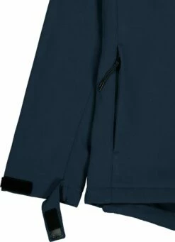 Damen Softshell-Jacke Mit Kapuze - French Navy -Grundstoff Verkaufsladen detail blaue softshelljacke klettverschluss manschette STJW159 727 1280x1280