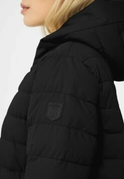 Derbe Wintermantel BIGHOLM - Black/check -Grundstoff Verkaufsladen detail derbe damen wintermantel fair W Bigholm 090 0604 1280x1280
