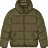 Oversized Unisex Puffer Jacket Aus Recyceltem Polyester - British Khaki -Grundstoff Verkaufsladen dick wattierte Kapuzenjacke khaki U840 008 1280x1280