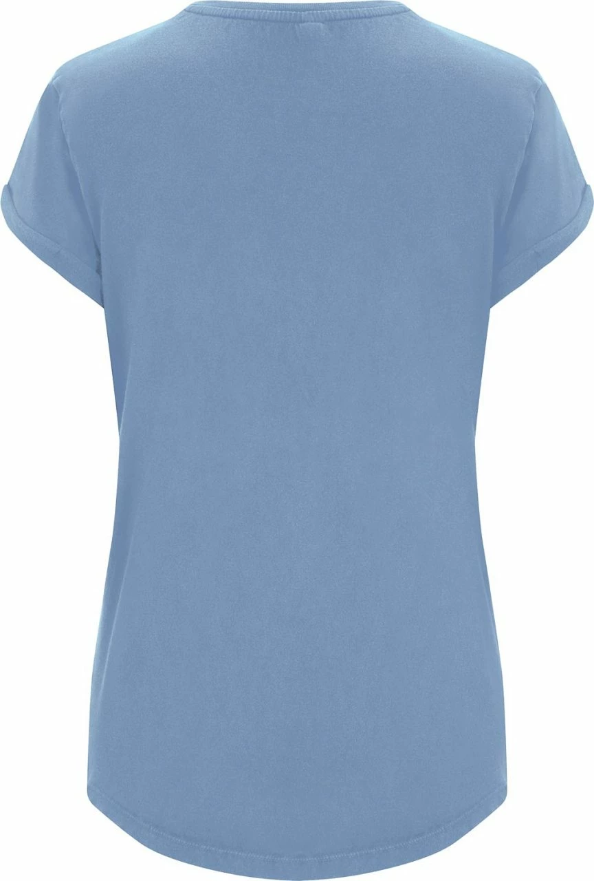 Organic Rolled Sleeve T-Shirt - Blue Dusk 4 Organic Rolled Sleeve T-Shirt - Blue Dusk – Bild 2