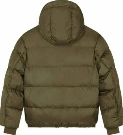 Oversized Unisex Puffer Jacket Aus Recyceltem Polyester - British Khaki -Grundstoff Verkaufsladen ecofriendly Unisex Recycelmaterial U840 008 1280x1280