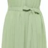 Kurzes EcoVero™ Kleid - Topaz Green