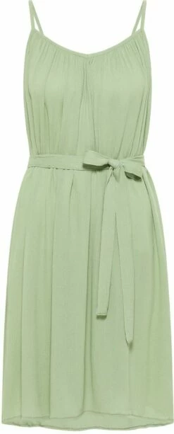 Kurzes EcoVero™ Kleid - Topaz Green