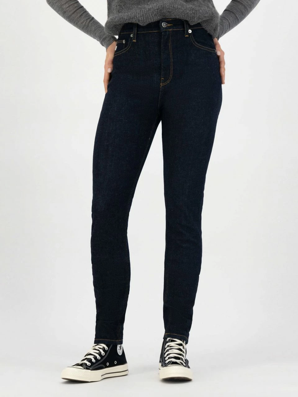 Skinny Fit Jeans Sky Rise - Strong Blue 4 Skinny Fit Jeans Sky Rise - Strong Blue – Bild 2