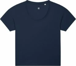 Weites T-Shirt Aus Bio-Baumwolle - French Navy