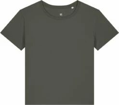 Basic T-Shirt Aus Bio-Baumwolle - Khaki