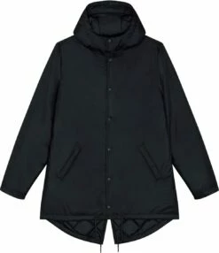 Unisex Padded Parka Aus Recyceltem Polyester - Black