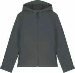 Damen Softshell-Jacke Mit Kapuze - Anthracite