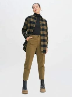 7/8-Hose Aus Bio-Baumwolle - Autumn Leaves 9 7/8-Hose Aus Bio-Baumwolle - Autumn Leaves -Grundstoff Verkaufsladen faire damen chino bio baumwolle braun 63570 978 1280x1280