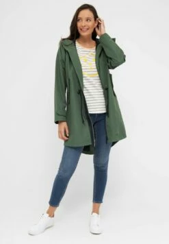 Derbe Regenmantel RIPBY - Kombu Green/black -Grundstoff Verkaufsladen faire damen jacke wasserabweisend atmungsaktiv W Ripby 0540 090 1280x1280
