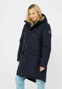 Derbe Winterparka FRIESE FESTHOLM - Navy/caramel -Grundstoff Verkaufsladen faire damen winterjacke derbe W Friese Festholm 010 9817 1280x1280