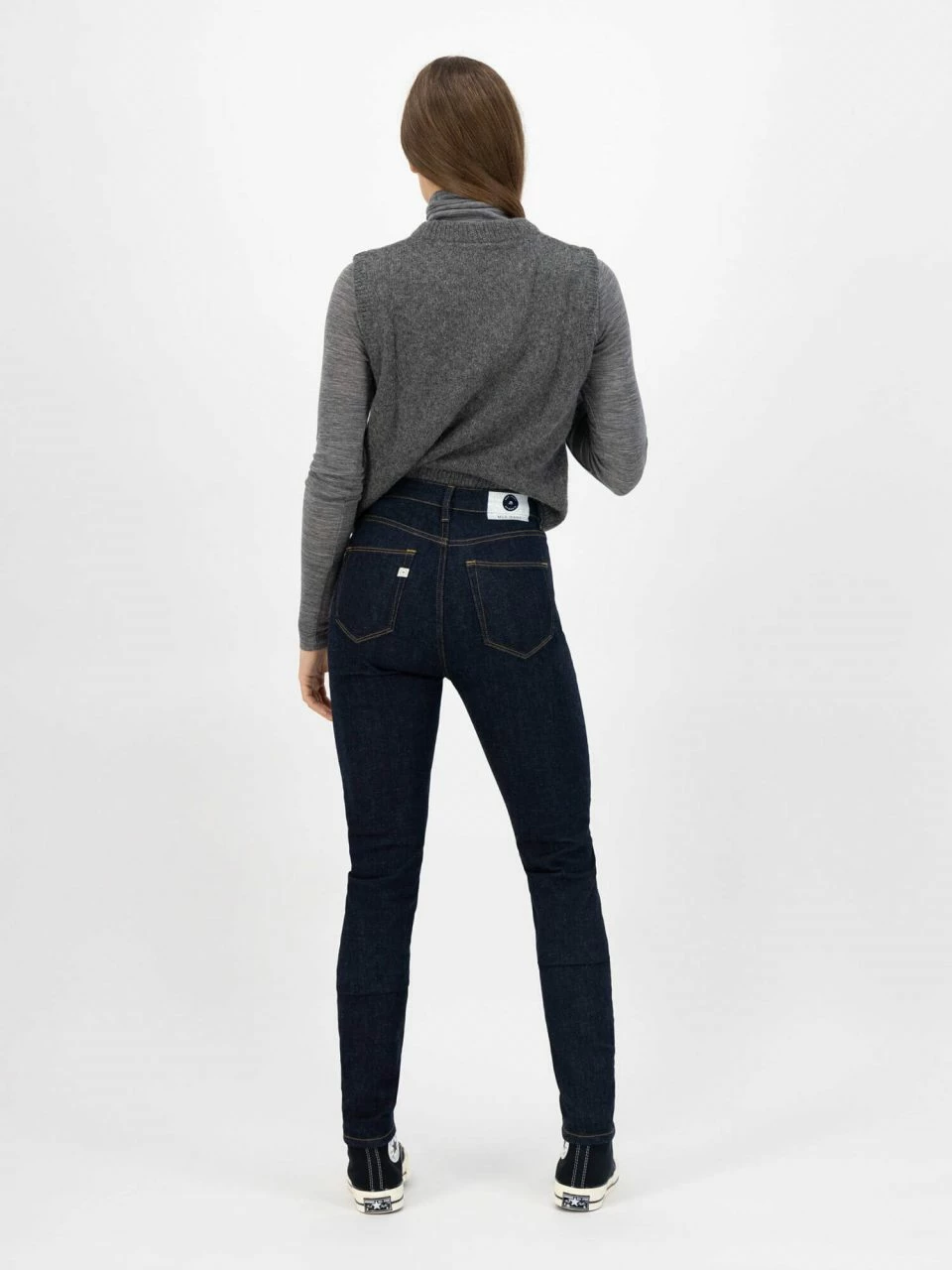 Skinny Fit Jeans Sky Rise - Strong Blue 8 Skinny Fit Jeans Sky Rise - Strong Blue – Bild 6