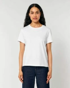 Iconic T-Shirt Aus Bio-Baumwolle - White 14 Iconic T-Shirt Aus Bio-Baumwolle - White -Grundstoff Verkaufsladen fairtrade basic mode online kaufen grundstoff muser white weiss tshirt damen W172 001 1280x1280 1