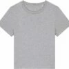 Iconic T-Shirt Aus Bio-Baumwolle - Heather Grey -Grundstoff Verkaufsladen frauen shirt kurzarm oberteil rundhals grau meliert heather grey fwf fair wear foundation W172 250 1280x1280