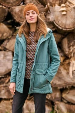 Warmer Twillparka - Green Rain -Grundstoff Verkaufsladen gefuetterte damen jacke nachhaltige mode W23A91 greenrain 1280x1280