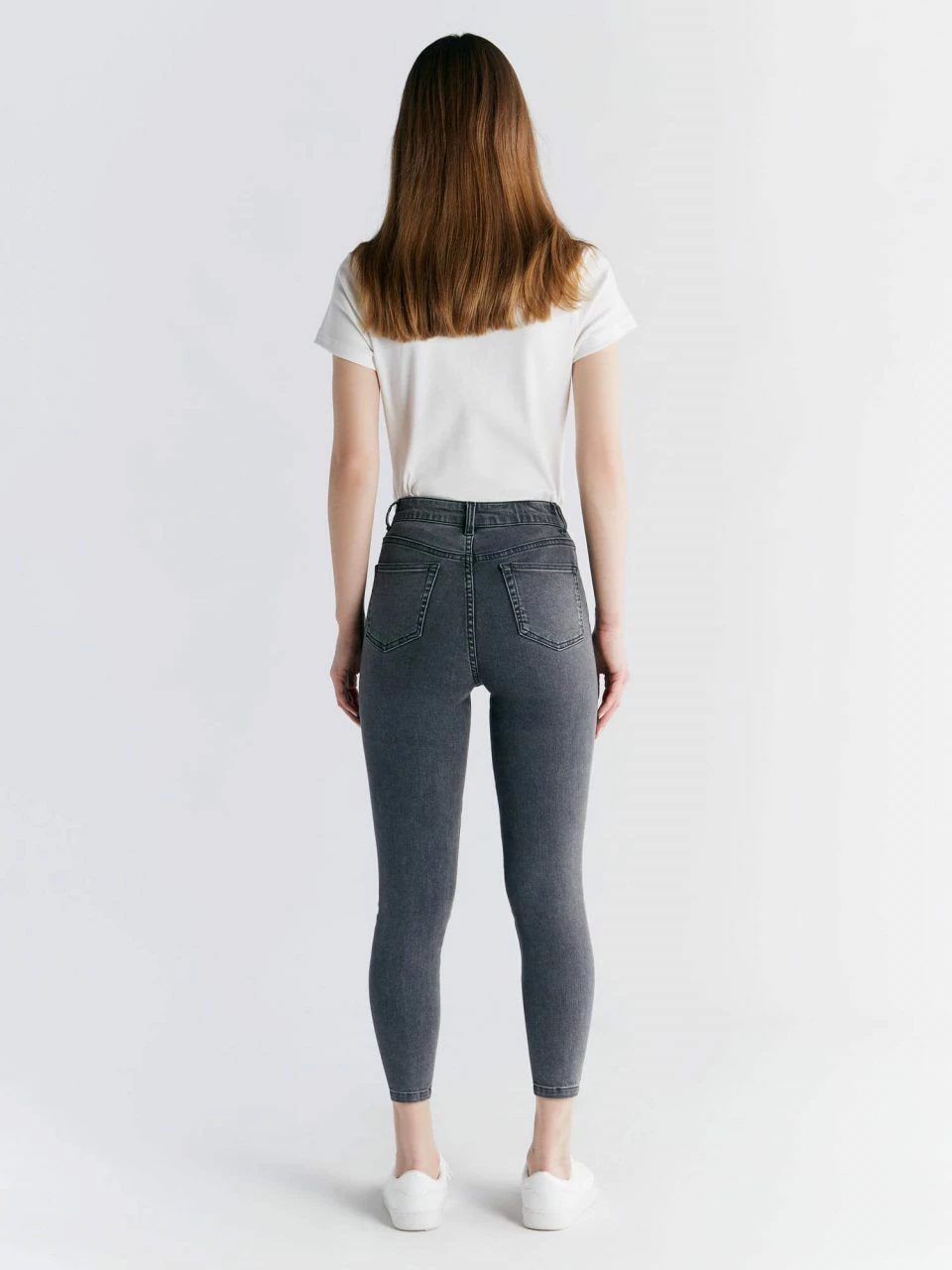 Skinny Fit Cropped Jeans Aus Bio-Baumwolle & Modal - Iron Gray 8 Skinny Fit Cropped Jeans Aus Bio-Baumwolle & Modal - Iron Gray – Bild 6