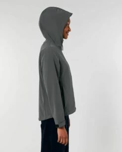 Damen Softshell-Jacke Mit Kapuze - Anthracite -Grundstoff Verkaufsladen graue damen kapuzenjacke softshell fair STJW159 253 1280x1280