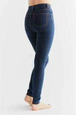 Thermo Skinny Fit Jeans Mit Bio-Baumwolle - Colony Blue -Grundstoff Verkaufsladen hochwertig innovativ Thermo Jeans Damen WD1026 237 1280x1280