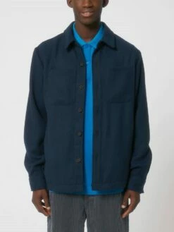 Unisex Twill Overshirt Aus Recyceltem Polyester - French Navy 15 Unisex Twill Overshirt Aus Recyceltem Polyester - French Navy -Grundstoff Verkaufsladen hochwertig verarbeitete Hemd Jacke U845 727 1280x1280