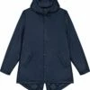 Unisex Padded Parka Aus Recyceltem Polyester - French Navy -Grundstoff Verkaufsladen hochwertiger Kapuzen Parka wasserabweisend U841 727 1280x1280