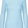 Neutral Longsleeve Aus Fairtrade Bio-Baumwolle - Light Blue -Grundstoff Verkaufsladen hochwertiges Langarmshirt Damen vegan O81050 lightblue 1280x1280