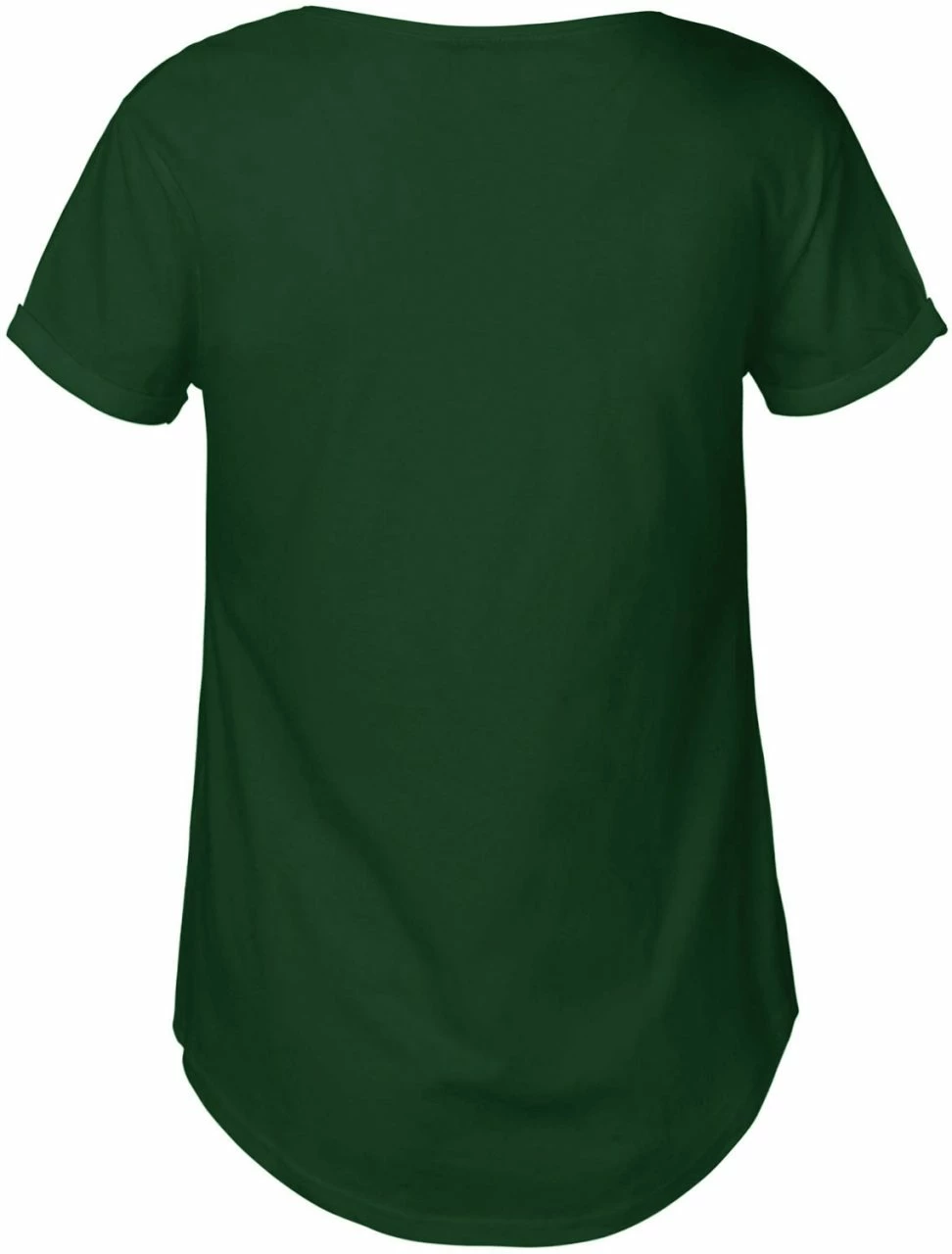 Neutral Roll Up Sleeve T-Shirt Aus Fairtrade Bio-Baumwolle - Bottle Green 4 Neutral Roll Up Sleeve T-Shirt Aus Fairtrade Bio-Baumwolle - Bottle Green – Bild 2