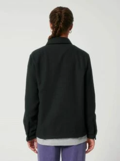 Unisex Twill Overshirt Aus Recyceltem Polyester - Black 16 Unisex Twill Overshirt Aus Recyceltem Polyester - Black -Grundstoff Verkaufsladen hochwertiges Twill Overshirt nachhaltig U845 002 1280x1280