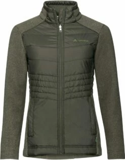 VAUDE Damen Winterparka Idris 3in1 III - Khaki -Grundstoff Verkaufsladen hybrid fleecejacke wattierte front 42402 161 1280x1280