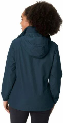 VAUDE Damen Jacke Escape Light Jacket - Dark Sea -Grundstoff Verkaufsladen leichte regenjacke fair produziert 03895 179 1280x1280