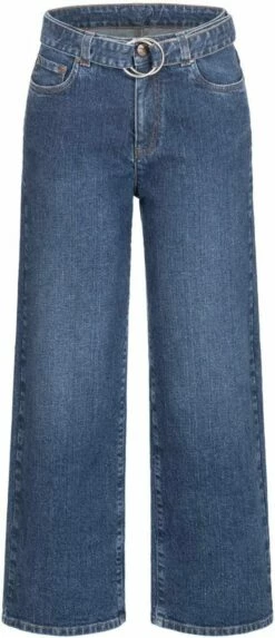 Flo:ra - Wide Leg Jeans Aus Bio-Baumwolle Und Hanf - Medium Blue
