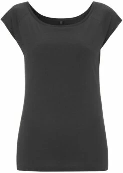 Bamboo Raglan T-Shirt - Charcoal