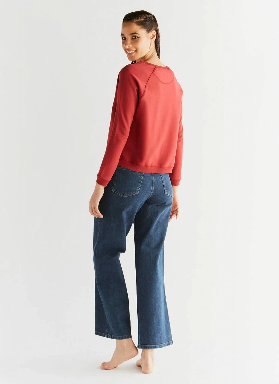 Wide Leg Jeans Aus Bio-Baumwolle - Lapis Blue 9 Wide Leg Jeans Aus Bio-Baumwolle - Lapis Blue – Bild 7