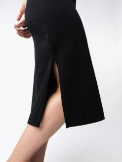 Mela Fairtrade Trägerkleid Sadhana Aus Bio-Baumwolle - Schwarz -Grundstoff Verkaufsladen nachhaltig fair vegan Sadhana bla 1280x1280