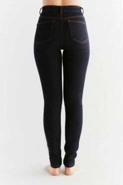 Thermo Skinny Fit Jeans Mit Bio-Baumwolle - Navy Blue -Grundstoff Verkaufsladen nachhaltig innovativ Skinny Fit Jeans WD1026 223 1280x1280
