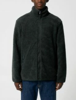 Unisex Sherpa-Jacke Aus Recyceltem Polyester - Black 15 Unisex Sherpa-Jacke Aus Recyceltem Polyester - Black -Grundstoff Verkaufsladen nachhaltig und fair produziert schwarz U883 002 1280x1280