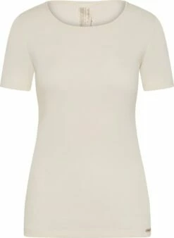 Feinripp T-Shirt Aus Fairtrade Biobaumwolle - Natur