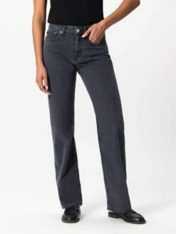 Loose Fit Jeans Jamie - Used Black -Grundstoff Verkaufsladen nachhaltige damen jeans entspannter schnitt LooseJamie usedblack 1280x1280